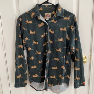Vintage Barn Fly Longhorn Button Up